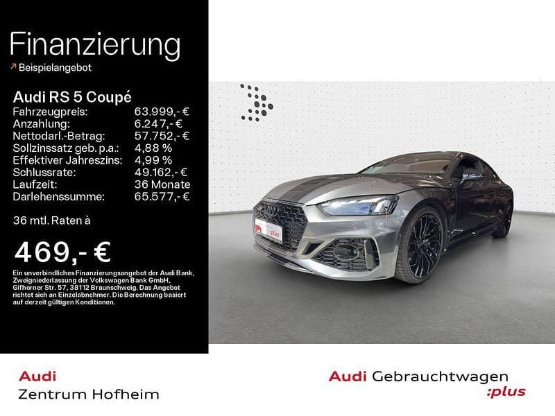 Daytonagrau perleffekt Gebraucht 2022 Audi RS5 Ambiente Coupé | 63.999 € (Guter Preis) - Bild 1/4