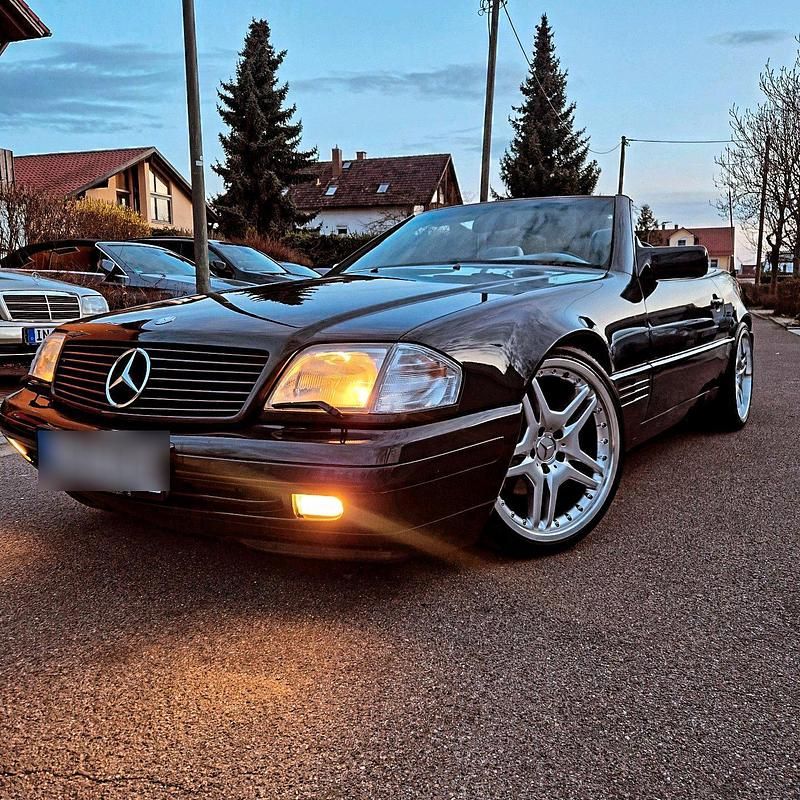 Schwarz Gebraucht 1992 Mercedes SL500 Cabrio | 23.000 € - Bild 1/4