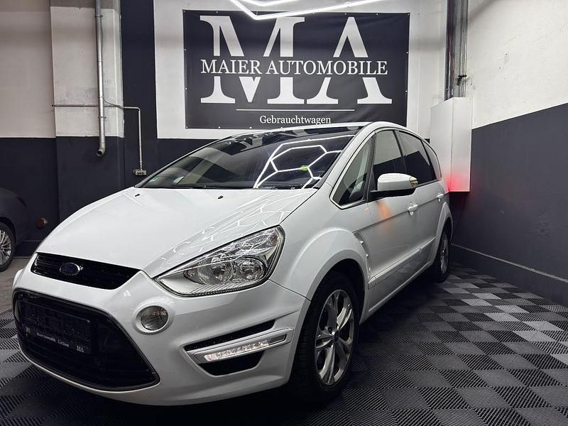 Gebraucht Ford S-MAX Titanium 116 PS (85 kW) 2014 Weiß Van / Kleinbus