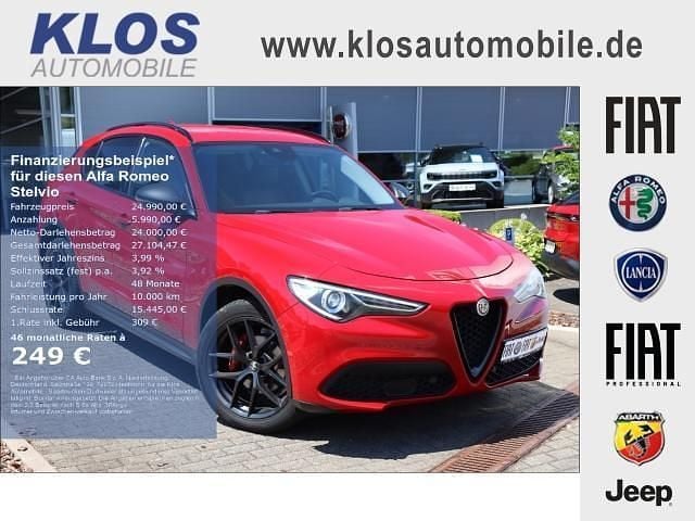 Rot Gebraucht 2019 Alfa Romeo Stelvio Tech Edition SUV | 24.990 € (Superpreis) - Bild 1/4
