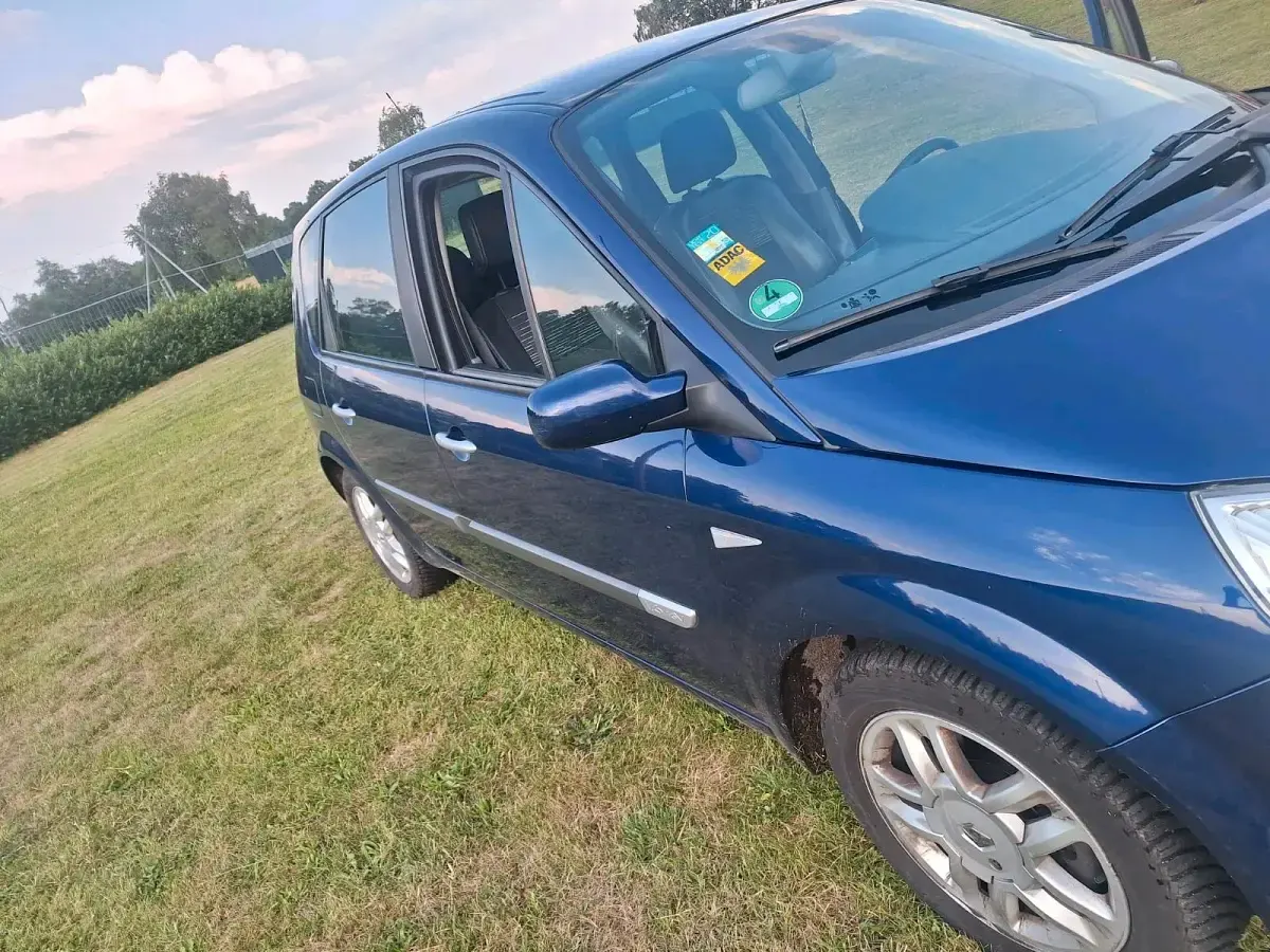 Gebraucht Renault Scénic II 116 PS (85 kW) 2006 Blau Van / Kleinbus