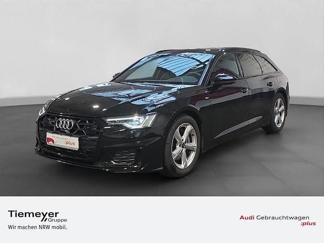 Mythosschwarz metallic Gebraucht 2025 Audi A6 S-Line Kombi | 55.150 € (Superpreis) - Bild 1/4