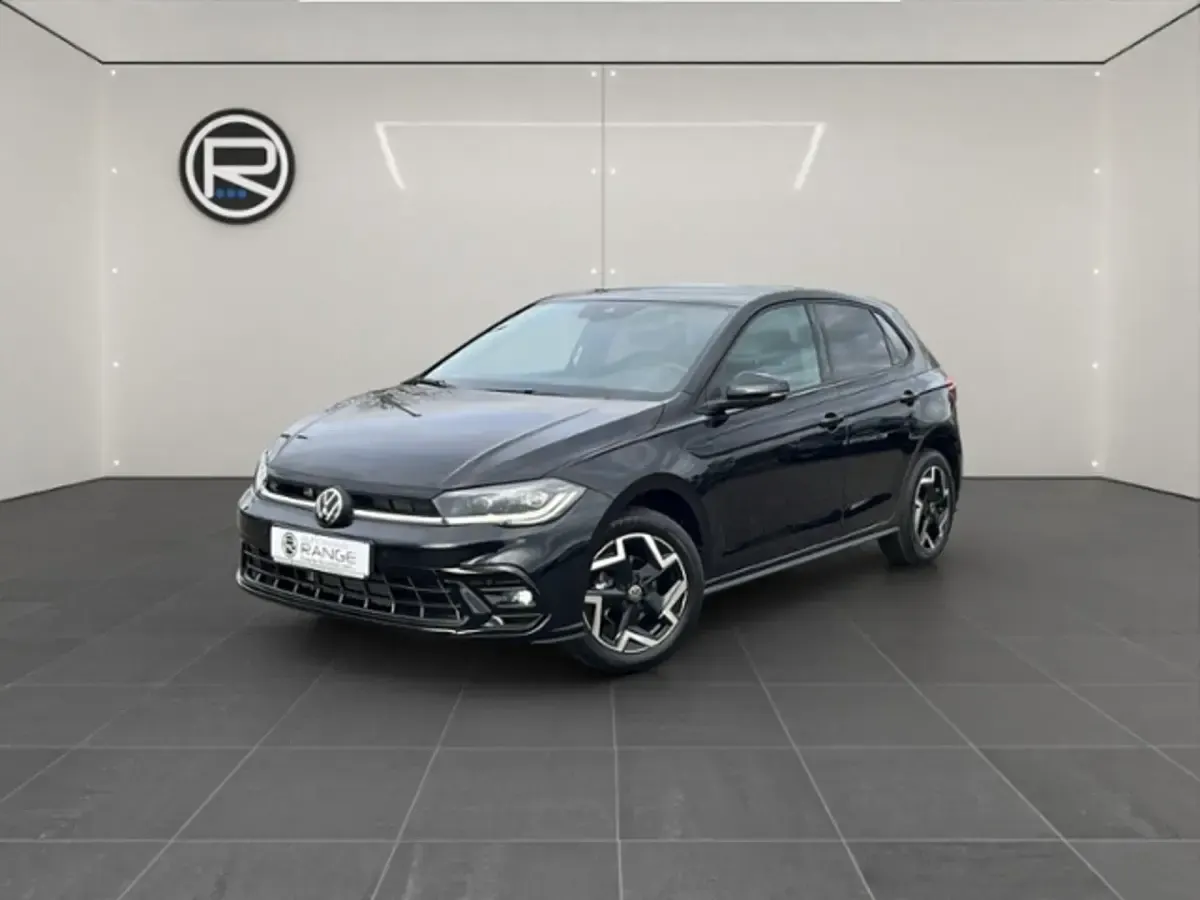 Neu VW Polo R-line 95 PS (69 kW) 2025 Schwarz Kleinwagen