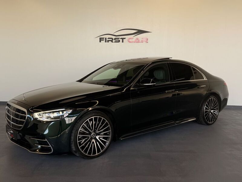 Grün Gebraucht 2021 Mercedes S400 AMG line Limousine | 94.990 € - Bild 1/4