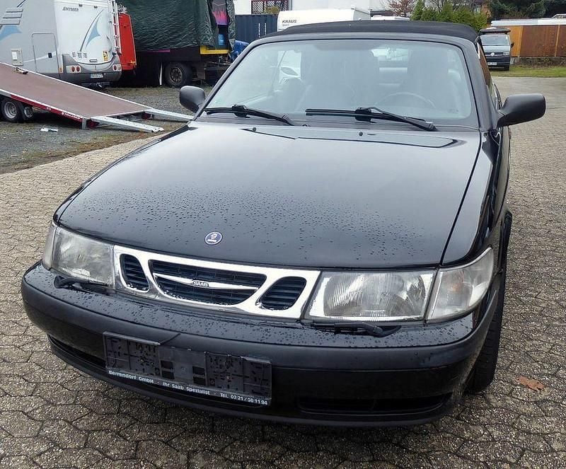 Schwarz Gebraucht 1999 Saab 9-3 Cabriolet Cabrio | 3.800 € (Teuer) - Bild 1/4