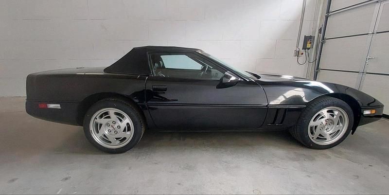 Second-hand Corvette C4 253 CP (186 kW) 1990 Negru Cabrio