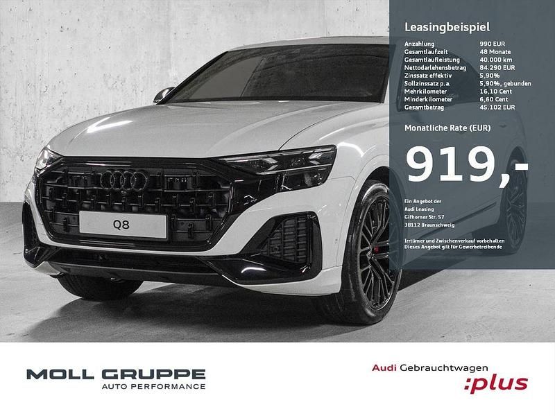 Gletscherweiß metallic Gebraucht 2025 Audi Q8 Ambiente SUV | 101.490 € - Bild 1/4