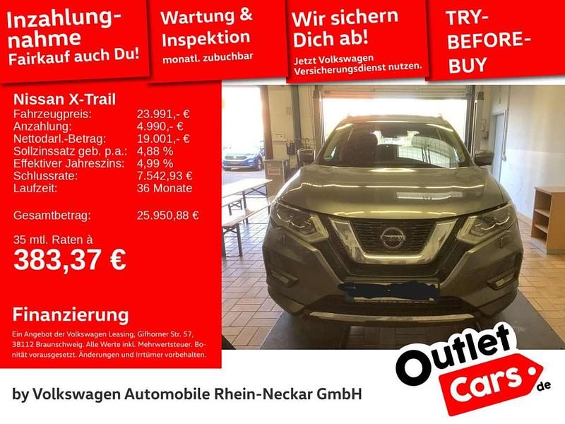 Dark metal grey metallic Gebraucht 2020 Nissan X-Trail SUV | 23.991 € (Teuer) - Bild 1/3
