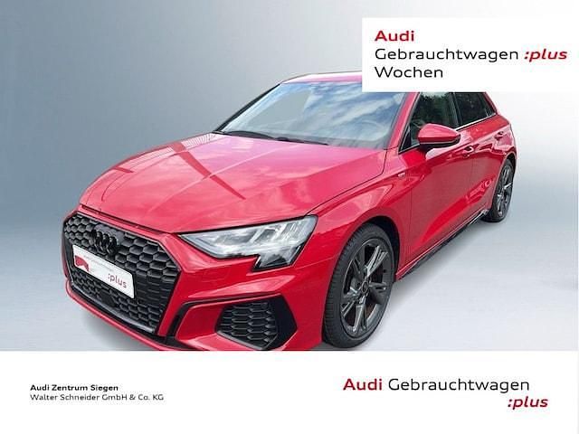 Tangorot metallic Gebraucht 2022 Audi A3 Ambiente Limousine | 26.810 € (Fairer Preis) - Bild 1/4