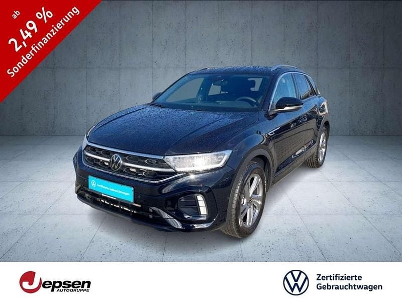 Schwarz Gebraucht 2025 VW T-Roc R-line SUV | 33.970 € (Fairer Preis) - Bild 1/4