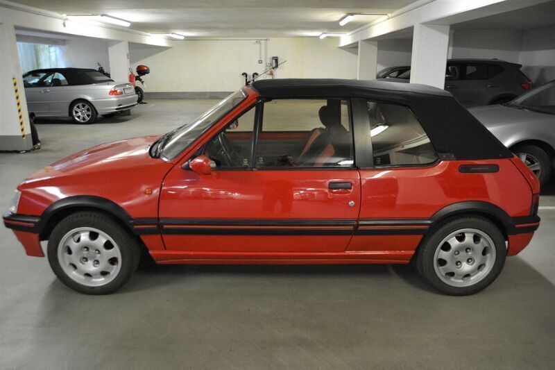 Rot Gebraucht 1987 Peugeot 205 Cabrio | 7.650 € - Bild 1/4