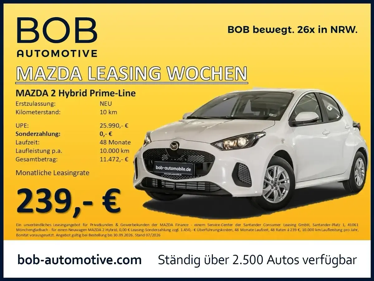 Gebraucht Mazda 2 Prime-Line 116 PS (85 kW) 2026 Kleinwagen