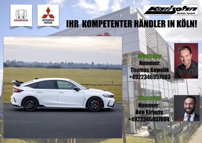 Championship white Neu 2025 Honda Civic Type R Limousine | 56.890 € (Etwas zu teuer) - Bild 1/4