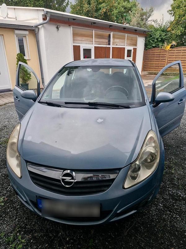 Blau Gebraucht 2007 Opel Corsa Kleinwagen | 999 € (Superpreis) - Bild 1/4