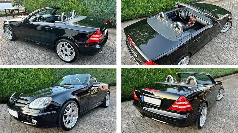 Gebraucht Mercedes SLK320 218 PS (160 kW) 2002 Schwarz Cabrio