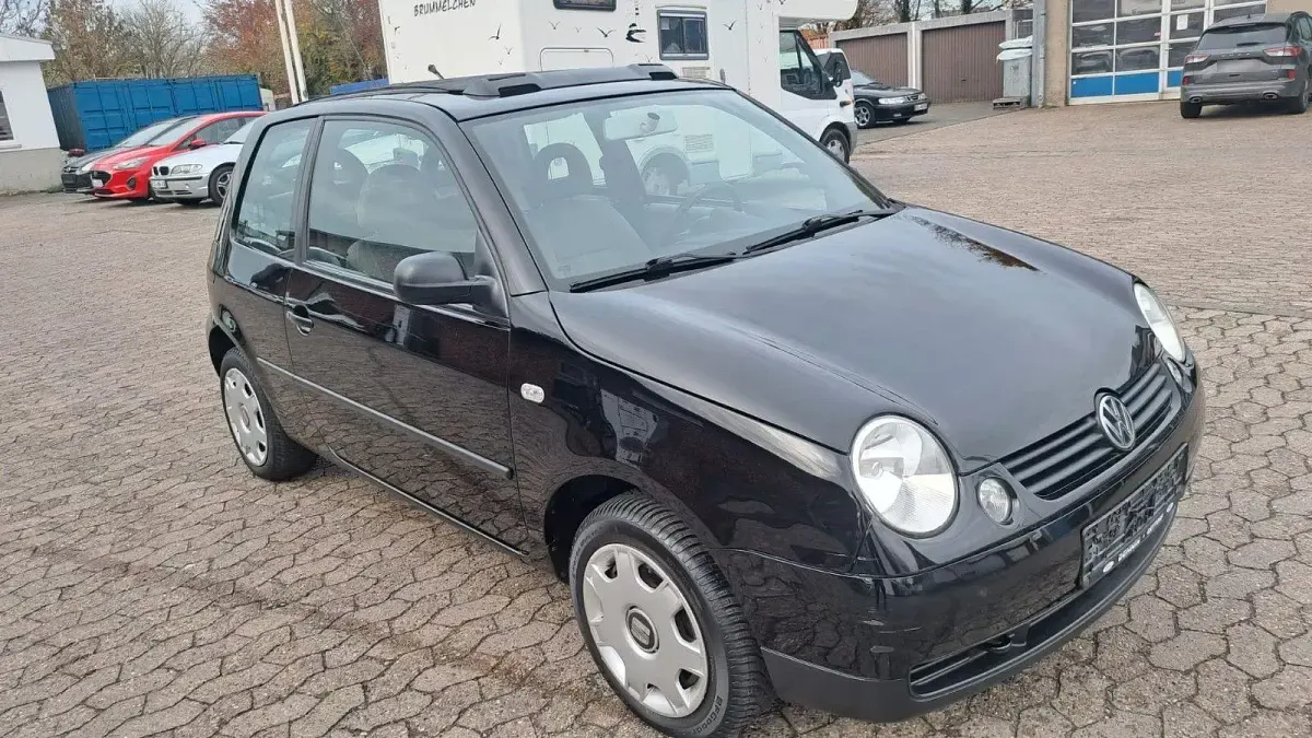 Gebraucht VW Lupo Basis 75 PS (55 kW) 2001 Schwarz Kleinwagen
