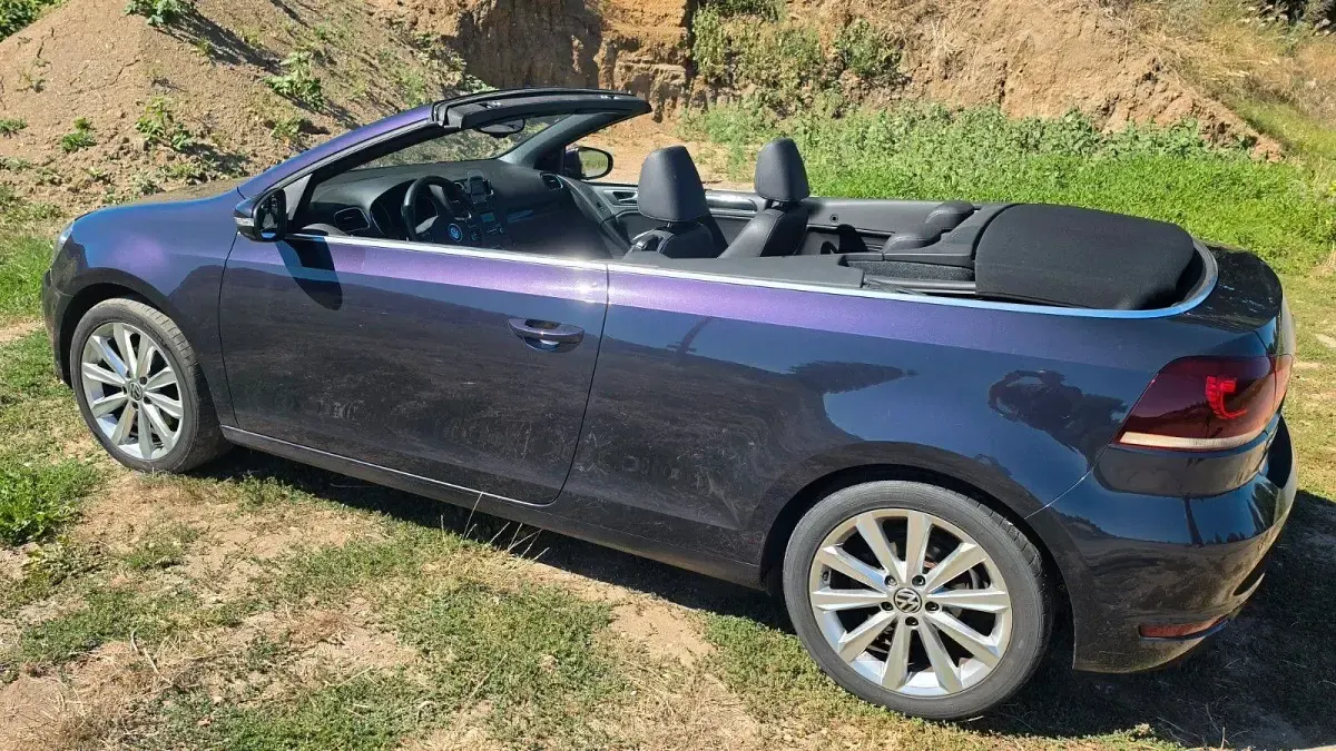Gebraucht VW Golf Cabriolet 105 PS (77 kW) 2012 Violett Cabrio