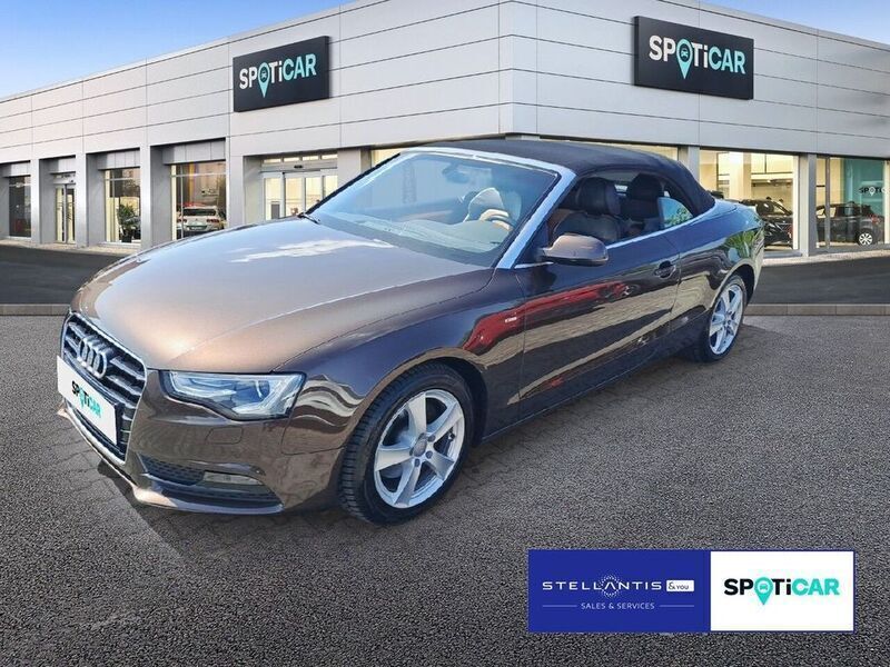 Braun Gebraucht 2014 Audi A5 Cabriolet S-Line Cabrio | 18.190 € (Fairer Preis) - Bild 1/4