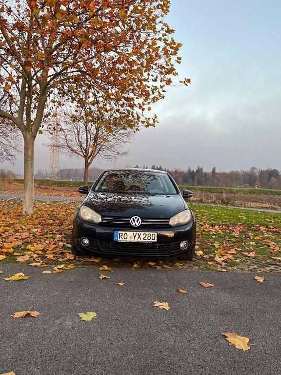 Schwarz Gebraucht 2009 VW Golf VI Comfortline Limousine | 3.750 € (Fairer Preis) - Bild 1/4