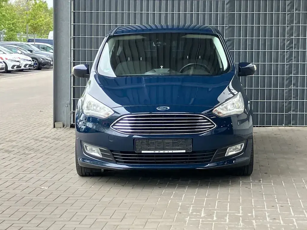Gebraucht Ford C-MAX Titanium 125 PS (91 kW) 2016 Blau Van / Kleinbus