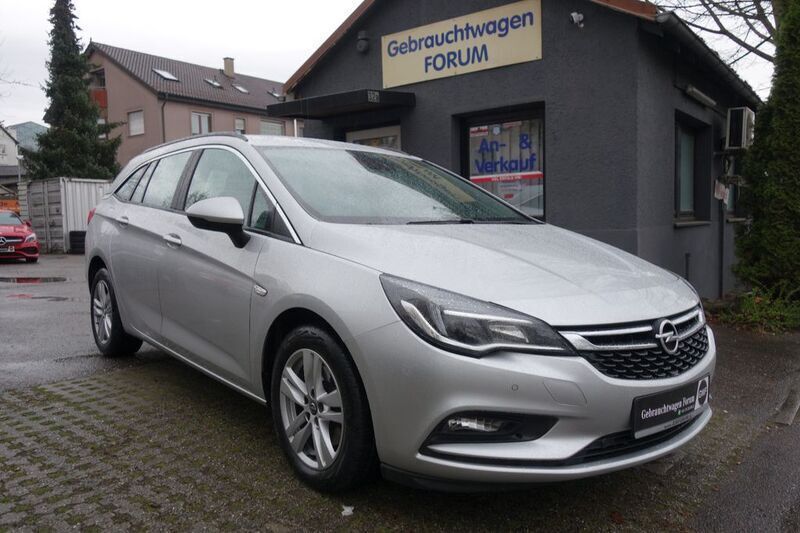 Silber Gebraucht 2019 Opel Astra Kombi | 10.990 € (Fairer Preis) - Bild 1/4