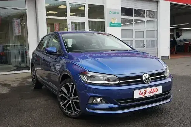 Gebraucht VW Polo Comfortline 116 PS (85 kW) 2019 Blau Kleinwagen