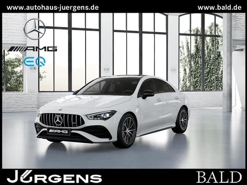 Weiss polarweiß Gebraucht 2024 Mercedes CLA35 AMG AMG Coupé | 49.840 € (Guter Preis) - Bild 1/4