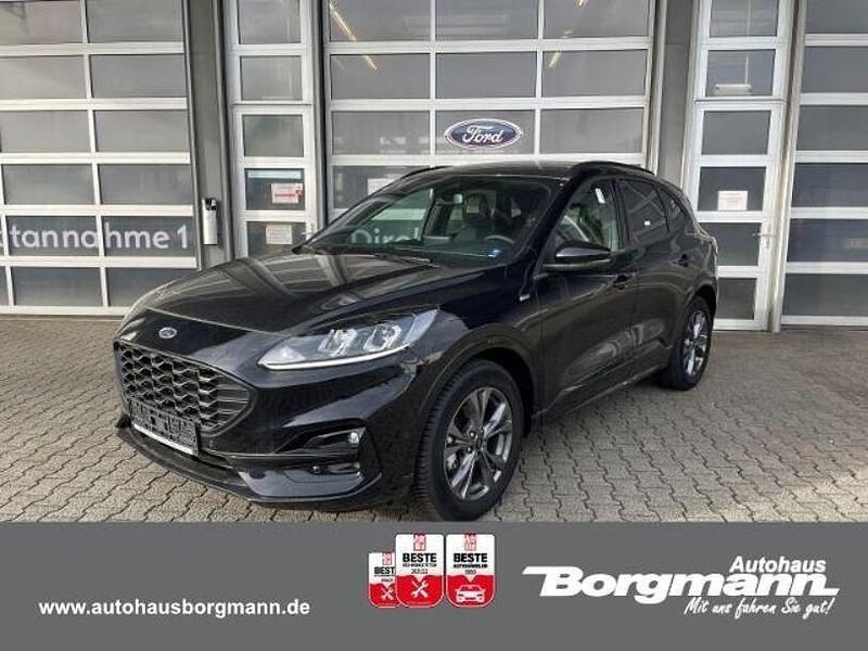Obsidianschwarz metallic Gebraucht 2023 Ford Kuga ST-Line SUV | 29.990 € (Teuer) - Bild 1/4