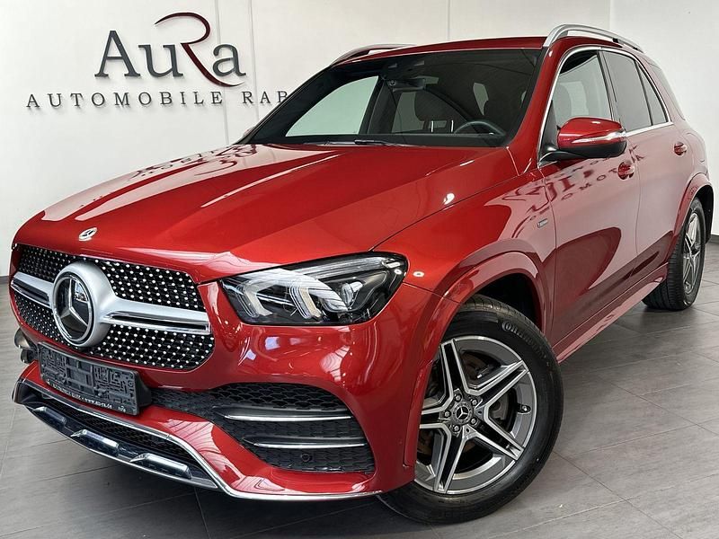 Rot Gebraucht 2021 Mercedes GLE350 AMG line SUV | 52.989 € (Superpreis) - Bild 1/4