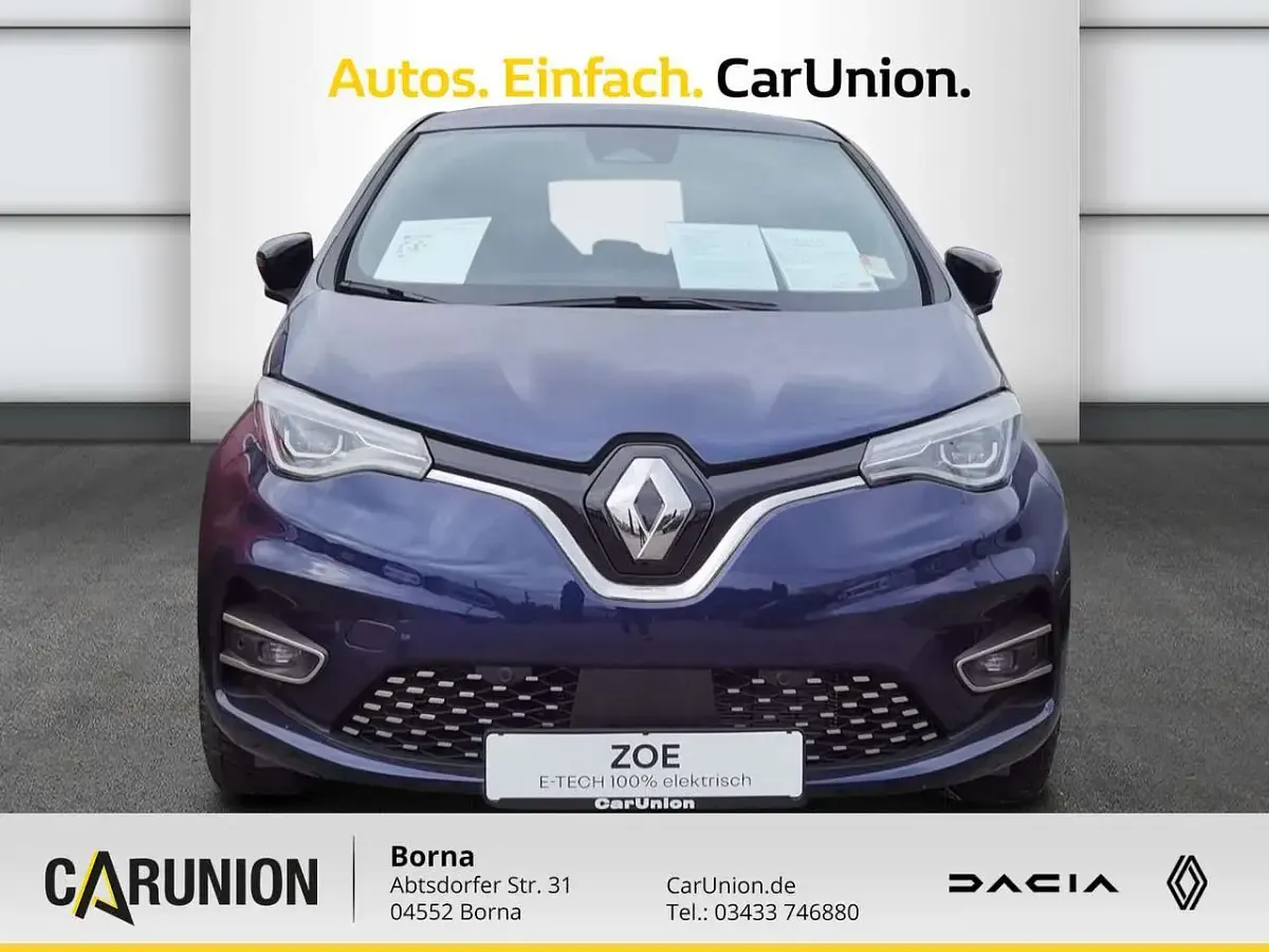 Gebraucht Renault Zoe Iconic 100 kW (136 PS) 2024 Nachtblau metallic Kleinwagen