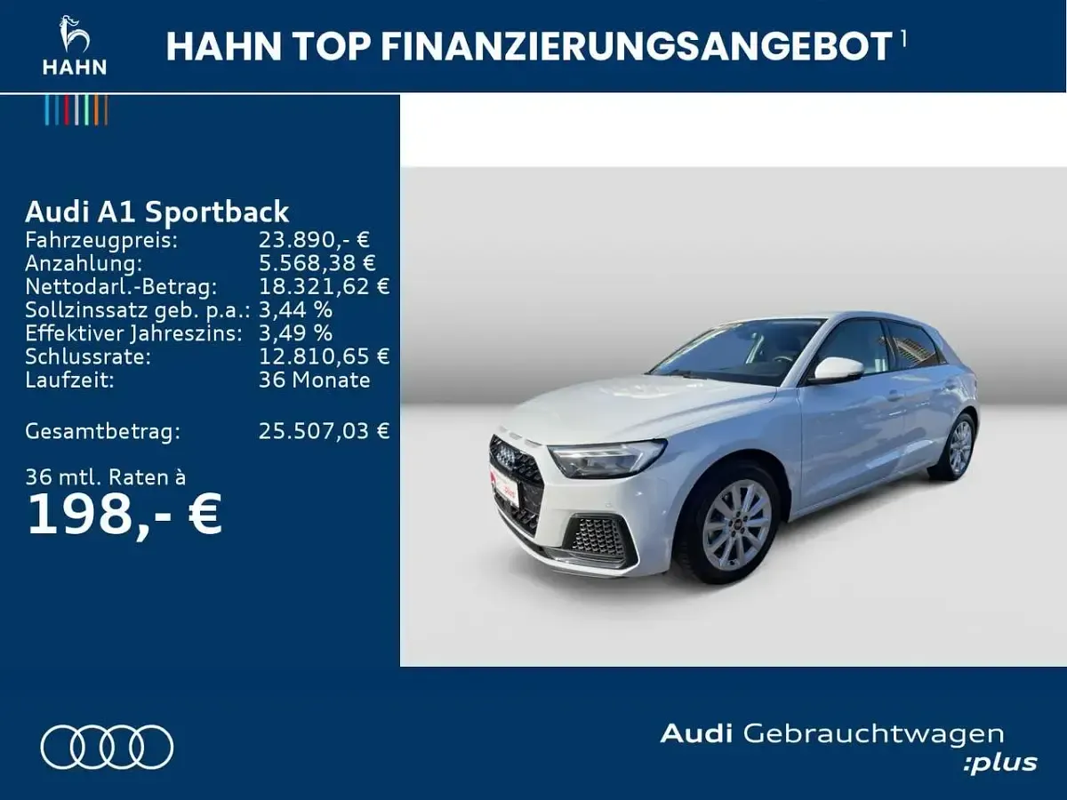 Gebraucht Audi A1 Advanced 116 PS (85 kW) 2024 Gletscherweiß metallic SUV