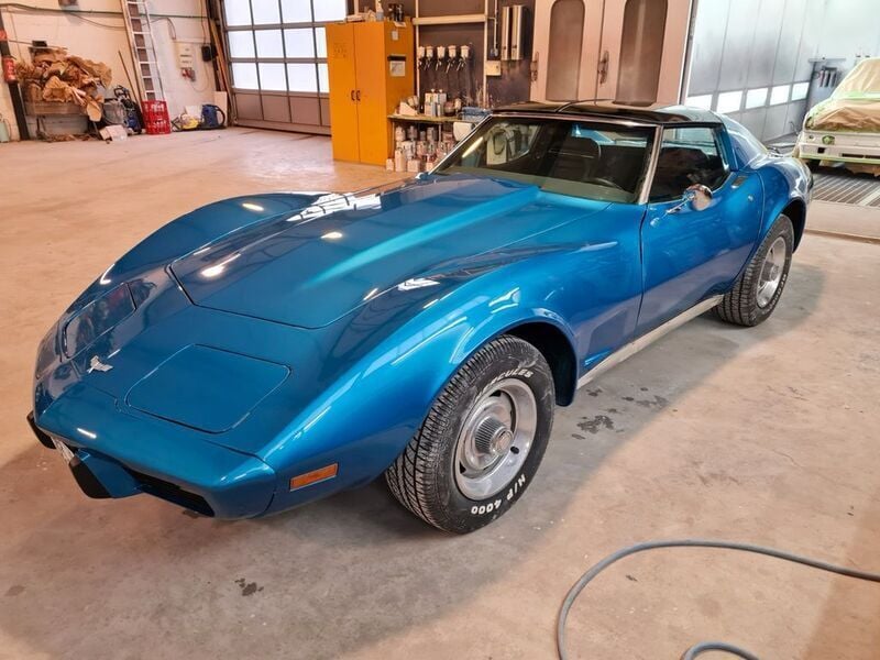 Gebraucht Corvette C3 185 PS (136 kW) 1977 Blau Cabrio