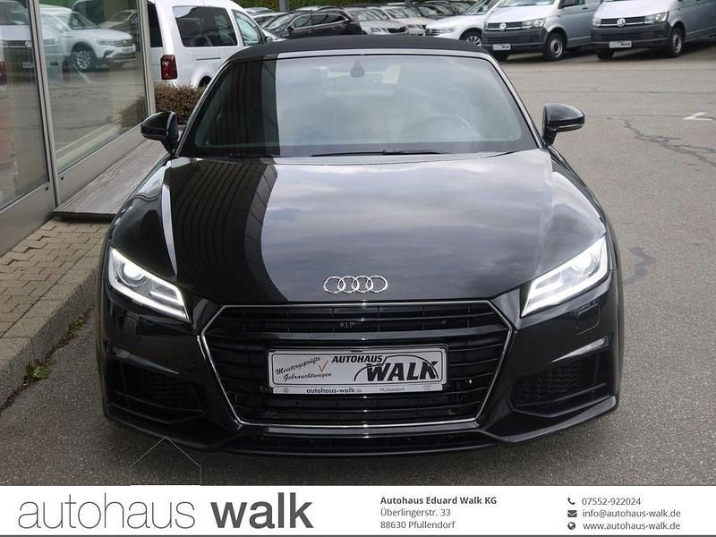 Mythosschwarz metallic Gebraucht 2015 Audi TT Roadster S-Line Cabrio | 19.690 € (Etwas zu teuer) - Bild 1/4