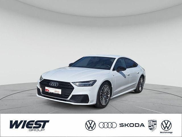 Gletscherweiß metallic Gebraucht 2020 Audi A7 Sportback Design Kleinwagen | 43.880 € (Superpreis) - Bild 1/4