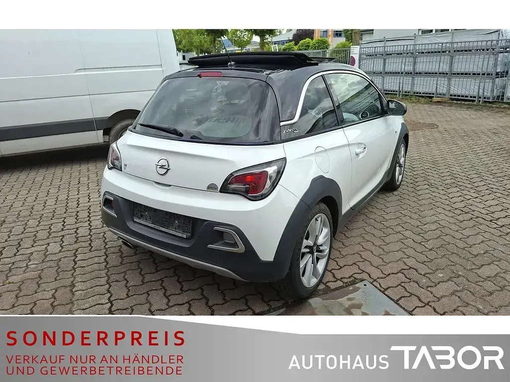 Gebraucht Opel Adam Rocks Rocks 87 PS (63 kW) 2015 Schneeweiss/olympic/summit whi Kleinwagen