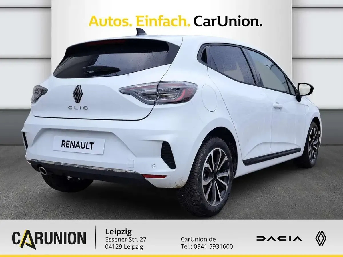 Neu Renault Clio V Techno 91 PS (66 kW) 2025 Arktisweiß Limousine