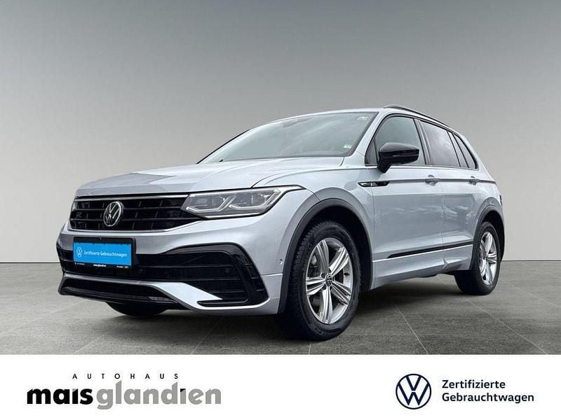 Reflexsilber (metallic) Gebraucht 2021 VW Tiguan R-line SUV | 26.980 € (Guter Preis) - Bild 1/4