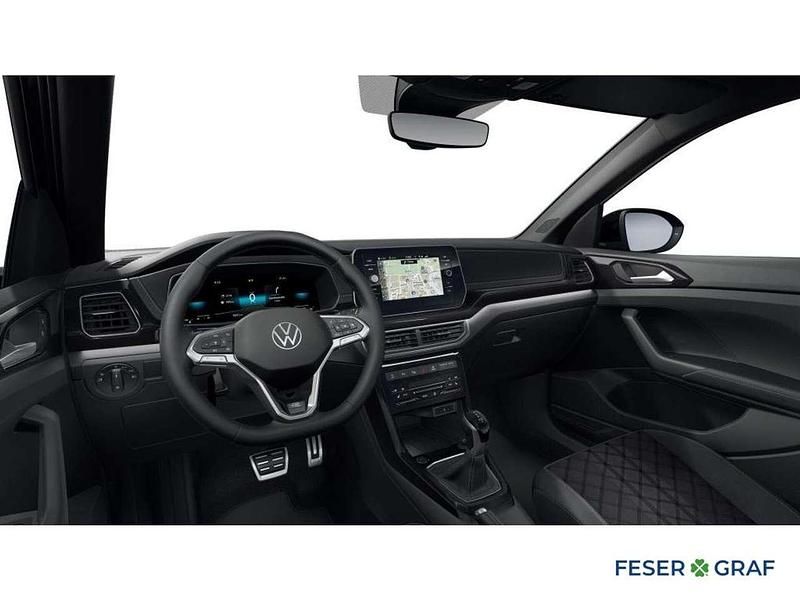 Neu VW T-Cross R-line 116 PS (85 kW) 2025 Deep black perleffekt SUV