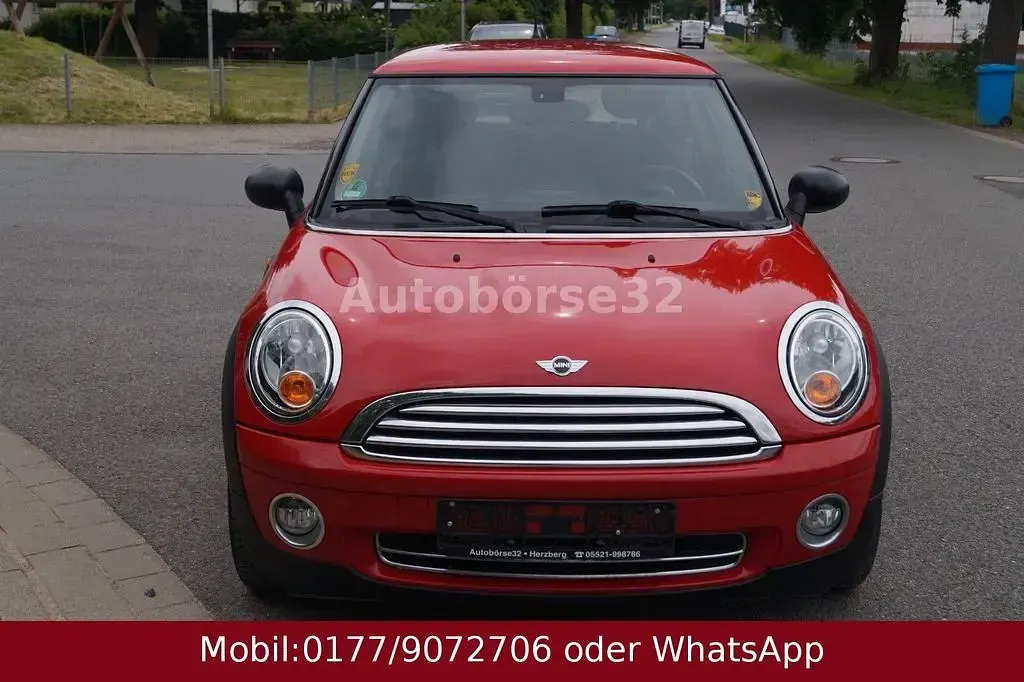 Gebraucht Mini ONE 75 PS (55 kW) 2009 Rot Kleinwagen
