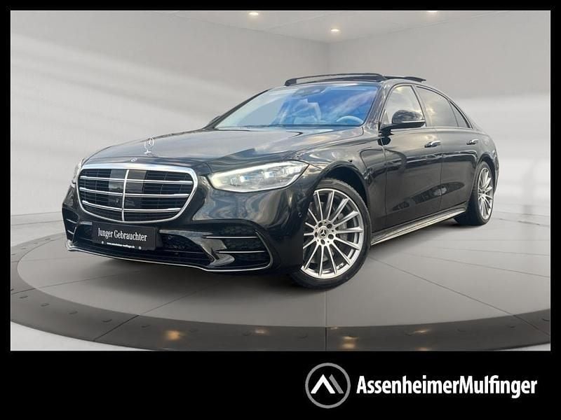 Metalliclack obsidianschwarz Gebraucht 2023 Mercedes S580 AMG Limousine | 74.723 € - Bild 1/4