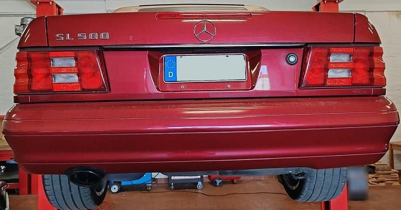 Gebraucht Mercedes SL500 306 PS (225 kW) 1999 Rot Cabrio