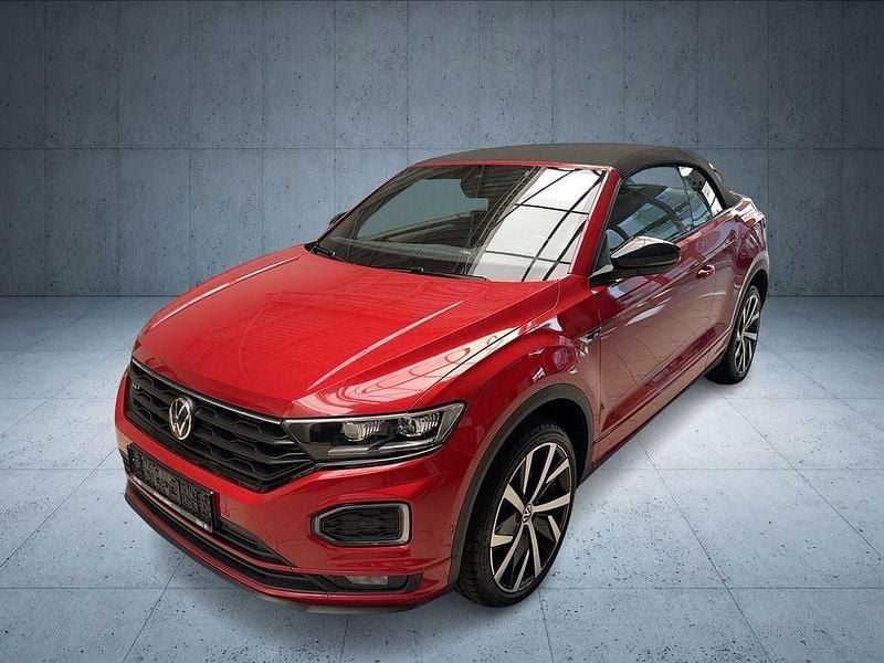 Rot Gebraucht 2021 VW T-Roc Cabriolet Style Cabrio | 25.880 € (Fairer Preis) - Bild 1/4