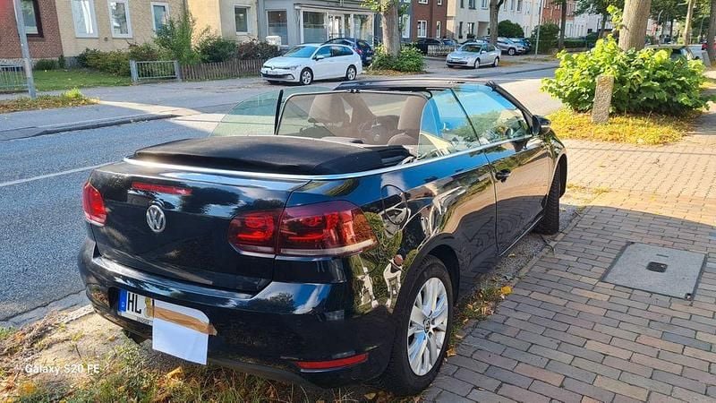 Schwarz Gebraucht 2013 VW Golf Cabriolet Life Cabrio | 7.990 € (Superpreis) - Bild 1/4