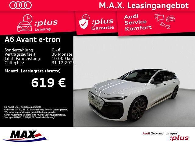 Weiß Gebraucht 2025 Audi A6 e-tron S-Line Kombi | 76.539 € (Superpreis) - Bild 1/3