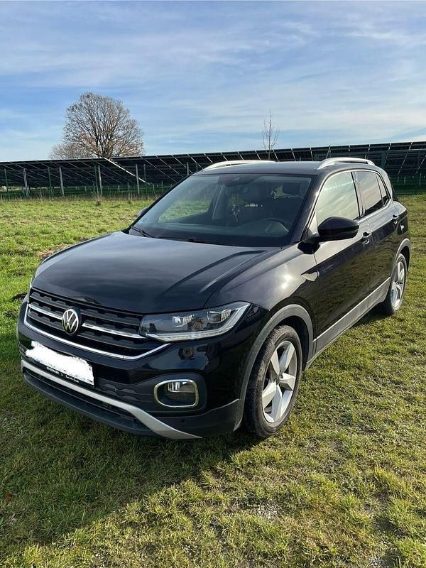 Schwarz Gebraucht 2022 VW T-Cross Style SUV | 14.500 € - Bild 1/4