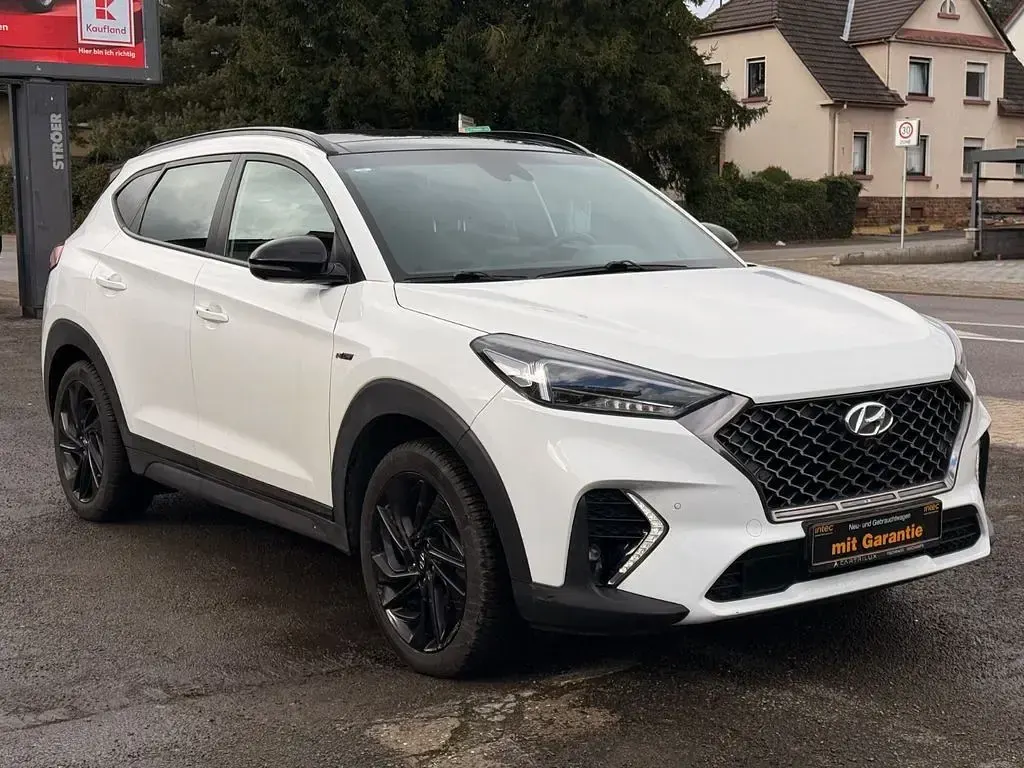 Gebraucht Hyundai Tucson N Line 136 PS (100 kW) 2020 Weiß SUV