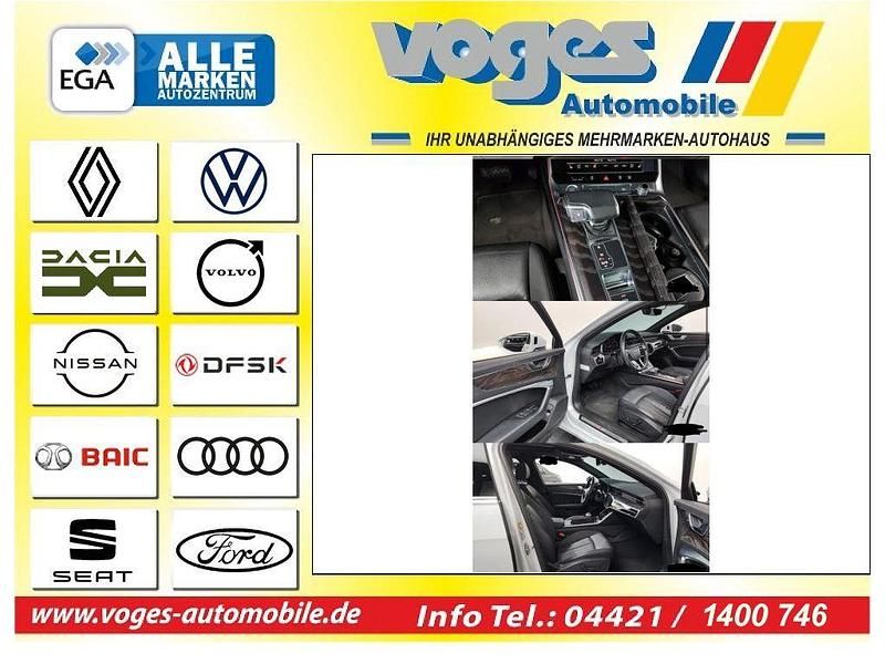 Gebraucht Audi A6 Design 204 PS (150 kW) 2021 Glacier white metallic (metallic) Limousine