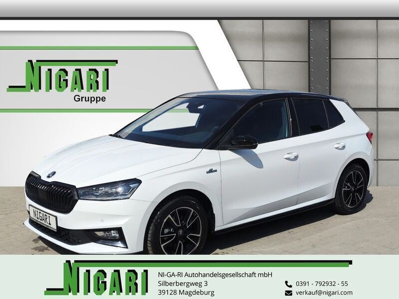 Weiss Neu 2025 Skoda Fabia Monte Carlo Limousine | 26.490 € (Teuer) - Bild 1/4