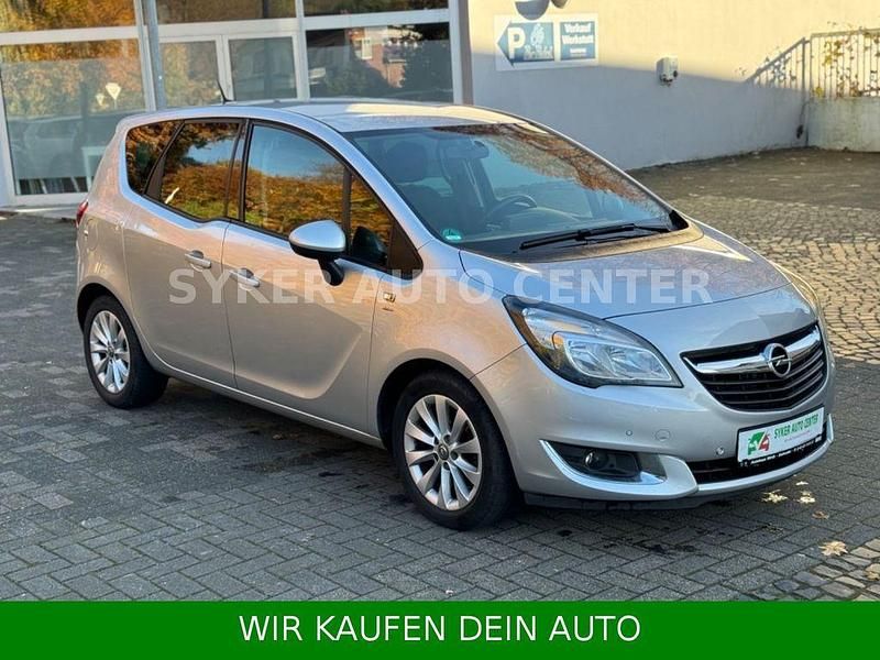 Silber Gebraucht 2016 Opel Meriva drive Van / Kleinbus | 7.999 € (Fairer Preis) - Bild 1/4