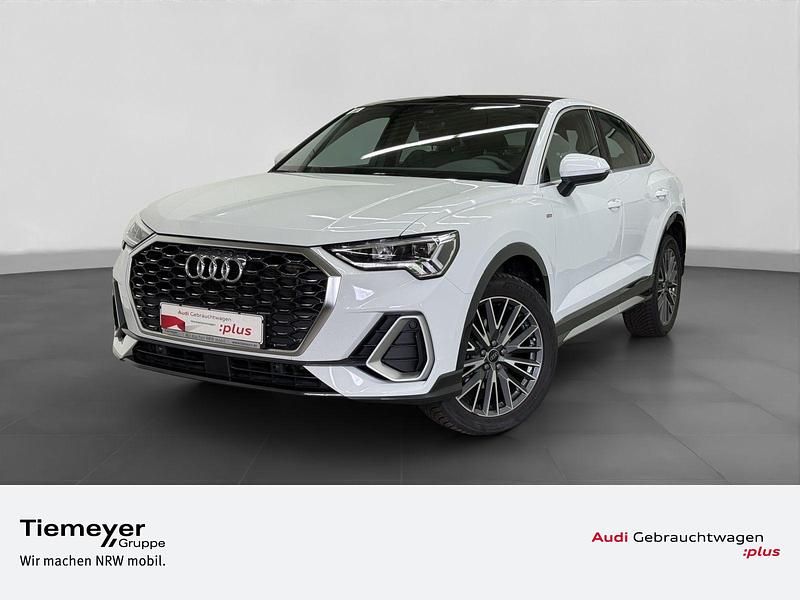 Gletscherweiß metallic Gebraucht 2024 Audi Q3 Sportback S-Line SUV | 42.870 € (Fairer Preis) - Bild 1/4